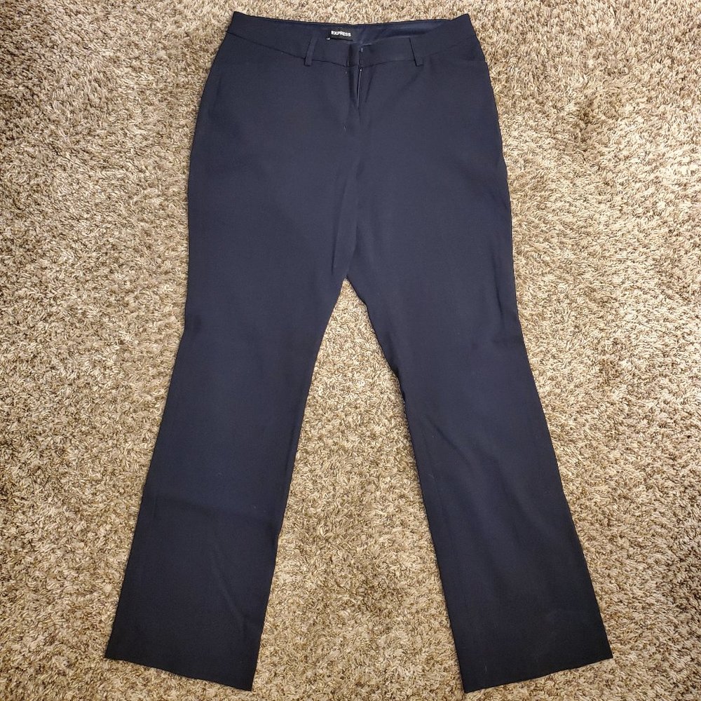 Express Publicist Barely Boot mid-rise Curvy pants